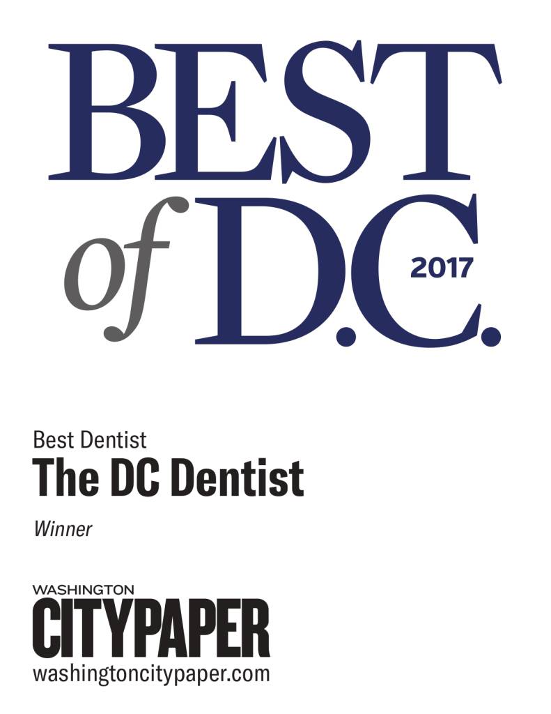 Voted Best Dentist in Washington City Paper's Best of DC.