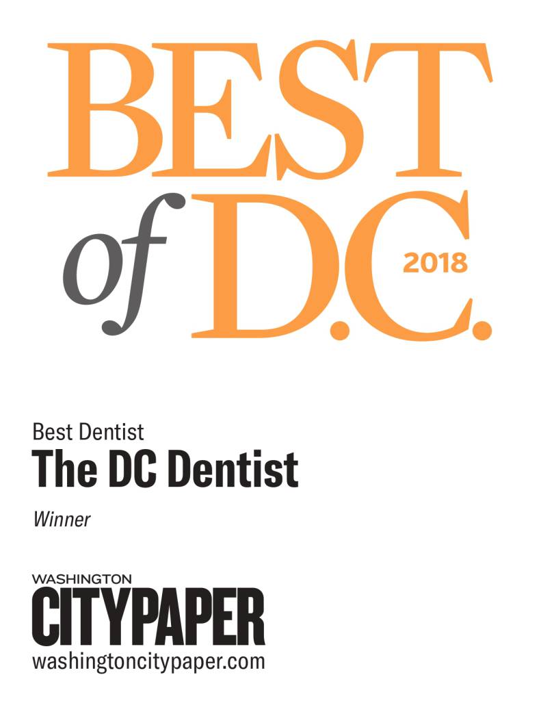 Voted Best Dentist in Washington City Paper's Best of DC.