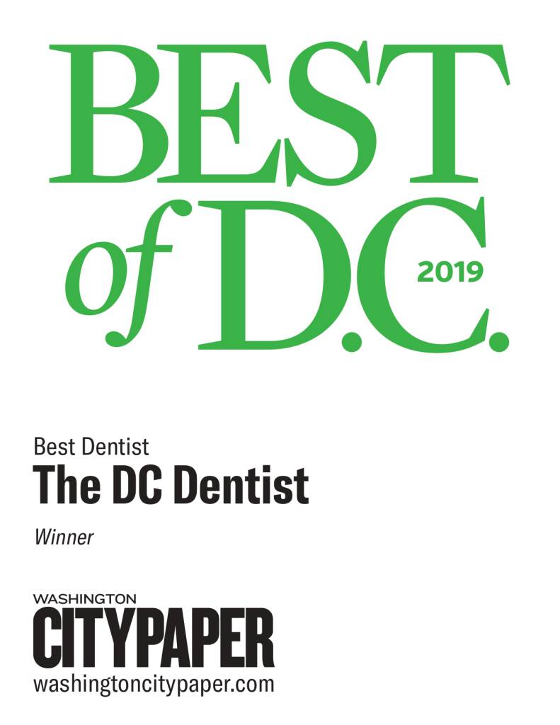 Voted Best Dentist in Washington City Paper's Best of DC.